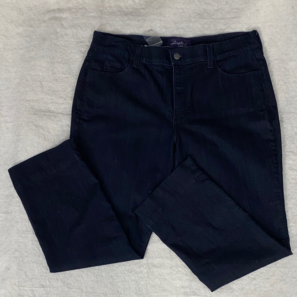 NYDJ Lift Tuck Technology Not Your Daughter’s Jeans Deep Indigo Jeans $129 - Picture 2 of 13
